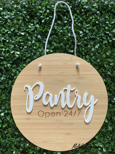 Pantry Sign